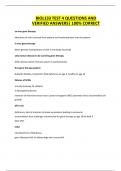 BIOL133 TEST 4 QUESTIONS AND VERIFIED ANSWERS&vert; 100&percnt; CORRECT