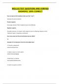 BIOL133 TEST QUESTIONS AND VERIFIED ANSWERS&vert; 100&percnt; CORRECT