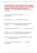 JBL FIREFIGHTER 1 STATE TEST EXAM WITH CORRECT ACTUAL QUESTIONS AND CORRECTLY WELL DEFINED ANSWERS LATEST 2025 ALREADY GRADED A&plus;