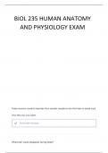 BIOL 235 MIDTERM 2 QUESTIONS WITH 100&percnt; VERIFIED ANSWERS 