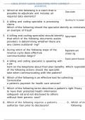 CBCS STUDY GUIDE QUESTIONS WITH CORRECT ANSWERS