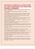EXTRON AV COMPLETE LATEST EXAM SET WITH QUESTIONS AND SIMPLIFIED CORRECT ANSWERS