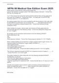 NFPA 99 Medical Gas Edition Exam 2025