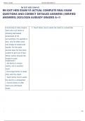 RN EXIT HESI EXAM V5 ACTUAL COMPLETE REAL EXAM QUESTIONS AND CORRECT DETAILED ANSWERS &lpar;VERIFIED ANSWERS&rpar; 2025&sol;2026 ALREADY GRADED A&plus;&excl;&excl;