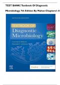 TEST BANK&colon; Textbook Of Diagnostic Microbiology 7th Edition By Mahon Chapters1-41