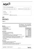 AQA AS PHYSICS PaperI2