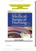 Test bank for Davis Advantage for Medical-Surgical Nursing&colon; Making Connections to Practice 3rd Edition by Hoffman COMPLETE GUIDE CHAPTER 1-71 FULL GUIDE A