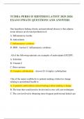  TCDHA PERIO II MIDTERM LATEST 2025-2026 EXAM UPDATE QUESTIONS AND ANSWERS