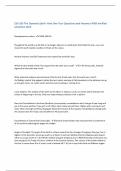 ESS-105 The Dynamic Earth- Unit One Test Questions and Answers With Verified Solutions 2025