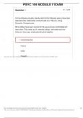 PSYC 140 MODULE 7 EXAM