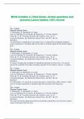 BICSI Installer 2 &vert; Final Exam &vert; Actual questions and  answers&vert; Latest Update 100&percnt; Solved 