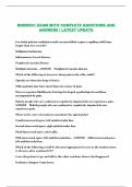 BNMN501 BUNDLED EXAMS WITH COMPLETE SOLUTIONS 