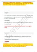 PORTAGE LEARNING BIOD 151 MODULE 1 EXAMS QUESTIONS & ANSWERS BEST EXAM SOLUTION SATISFACTION GUARANTEED SUCCESS LATEST UPDATE 2022&sol;2023 GRADED A&plus;
