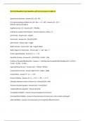 BCH 2333 Equations Exam Questions with Correct Answers Graded A&plus;