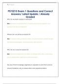 PSY3213 Exam 1 Questions and Correct  Answers&sol; Latest Update &sol; Already  Graded