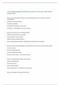 Lean Portfolio Management &lpar;LPM&rpar; Exam Questions and Answers With Verified Solutions 2025