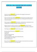 BCOR 2205 FINAL EXAM QUESTIONS WITH ACCURATE SOLUTIONS