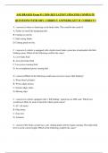 ASE BRAKES Exam &num;1 &vert; 2024-2025 LATEST UPDATED&vert; COMPLETE QUESTIONS WITH 100&percnt; CORRECT ANSWERS&vert; GET IT CORRECT&excl;&excl;