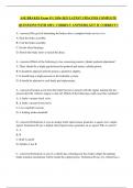 ASE BRAKES Exam &num;3 &vert; 2024-2025 LATEST UPDATED&vert; COMPLETE QUESTIONS WITH 100&percnt; CORRECT ANSWERS&vert; GET IT CORRECT&excl;&excl;