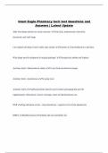 Giant Eagle Pharmacy tech test Questions and  Answers &vert; Latest Update