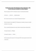 Google Associate Cloud Engineer Exam Questions with  Correct Answers Graded A&plus;&vert; Latest Update