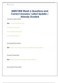 IMED1004 Week 6 Questions and  Correct Answers&sol; Latest Update &sol;  Already Graded