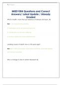 IMED1004 Questions and Correct  Answers&sol; Latest Update &sol; Already  Graded