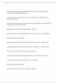 modern dental assisting General Physiology Chapter 7 Exam Questions and Answers With Verified Solutions 2025