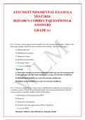 ATI  CM  FUNDAMENTAL  EXAM  &lpar;LATEST  2024 2025&rpar;   100 &percnt;  CORRECT  QUESTIONS  &  ANSWERS  GRADE  A&plus;