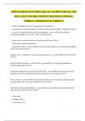 AMMO HANDLER TEST SPRING 2023&lowbar; 83&percnt; SCORED ALREADY&period;&vert; 2024-2025 LATEST UPDATED&vert; COMPLETE QUESTIONS WITH 100&percnt; CORRECT ANSWERS&vert; GET IT CORRECT&excl;&excl;
