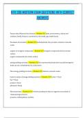 NTR 306 MIDTERM EXAM QUESTIONS WITH CORRECT ANSWERS&period;