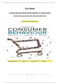 Test Bank Consumer Behaviour&colon; Buying&comma; Having&comma; and Being&comma; 8 th Canadian Edition by Michael Solomon&comma; Katherine White&comma; Darren Dahl&comma; Kelley Main All Chapters- 100&percnt; Verified Answers