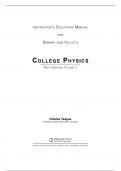 solution manual for Serway and Vuille's  &vert; College Physics 9th Edition&comma; volume 1 