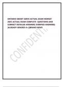 Exam &lpar;elaborations&rpar; Smart Serve Ontario