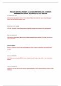 NSG 256 EXAM 2 &vert; NSG256 EXAM 2 QUESTIONS AND CORRECT  ANSWERS &lpar;DETAILED ANSWERS&rpar; LATEST UPDATE 
