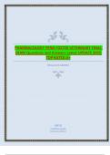 PHARMACOLOGY PENN FOSTER VETERINARY FINAL EXAM Questions and Answers Latest UPDATE