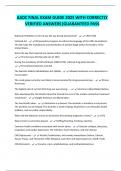 AADC 2025 Assessment Test Bank &vert; 100&percnt; Verified Answers &vert; Exam Success