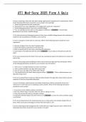 ATI Med-Surg 2025 Form A Quiz