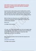 D390 INTRO TO HEALTH AND HUMAN SERVICES &lpar;ACTUAL  2025&sol; 2026&rpar; QUESTIONS AND 100&percnt; VERIFIED ANSWERS  GRADED A&plus; UPDATED