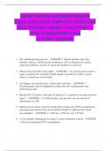 Fiber Testing and Maintenance  Exam 2025&sol;2026 COMPLETE QUESTIONS  WITH VERIFIED CORRECT SOLUTIONS &vert;&vert;  100&percnt; GUARANTEED PASS  <LATEST VERSION> 