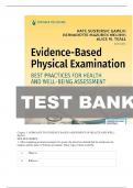 Test Bank for Evidence-Based Physical Examination Best Practices for Health & Well-Being Assessment 1st Edition&vert;&vert;ISBN-10&comma;0826164536&vert;&vert;ISBN-13&comma;978-0826164537&vert;&vert; A&plus; guide&period;