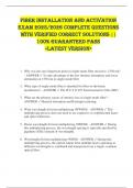 Fiber Installation and Activation  Exam 2025&sol;2026 COMPLETE QUESTIONS  WITH VERIFIED CORRECT SOLUTIONS &vert;&vert;  100&percnt; GUARANTEED PASS  <LATEST VERSION> 