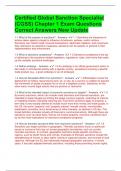 Certified Global Sanction Specialist &lpar;CGSS&rpar; Chapter 1 Exam Questions Correct Answers New Update