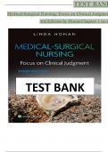 Focus on Adult Health Medical Surgical Nursing 2nd Edition Honan Test Bank complete TB