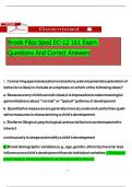 Brook Files Sped EC-12 161 Exam Questions And Correct Answers