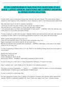 ATI RN COMPREHENSIVE NGN PRACTICE QUESTIONS STUDY  GUIDE &sol; LATEST VERSION &sol;QUESTIONS AND CORRECT ANSWERS &sol;  A&plus; GRADE SCORE SOLUTION&period;