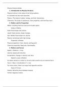 Physical Science&colon; Key Principles and Concepts 