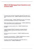 NMLS UST Mortgage Exam Questions and answers 2025&period;