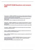 Psy658 MT EXAM Questions and answers 2025&period;