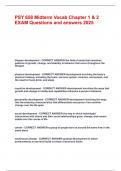 PSY 658 Midterm Vocab Chapter 1 & 2 EXAM Questions and answers 2025&period;